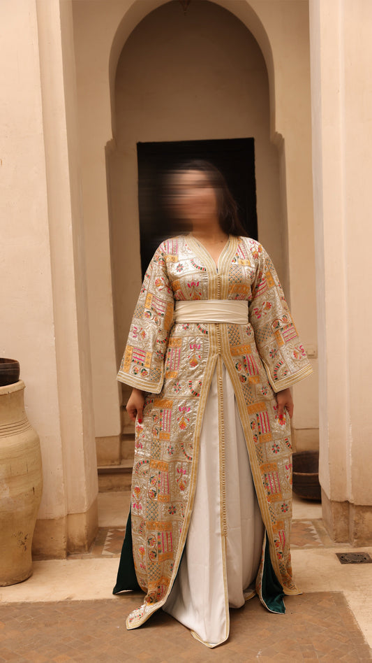 Takchita sari blanche