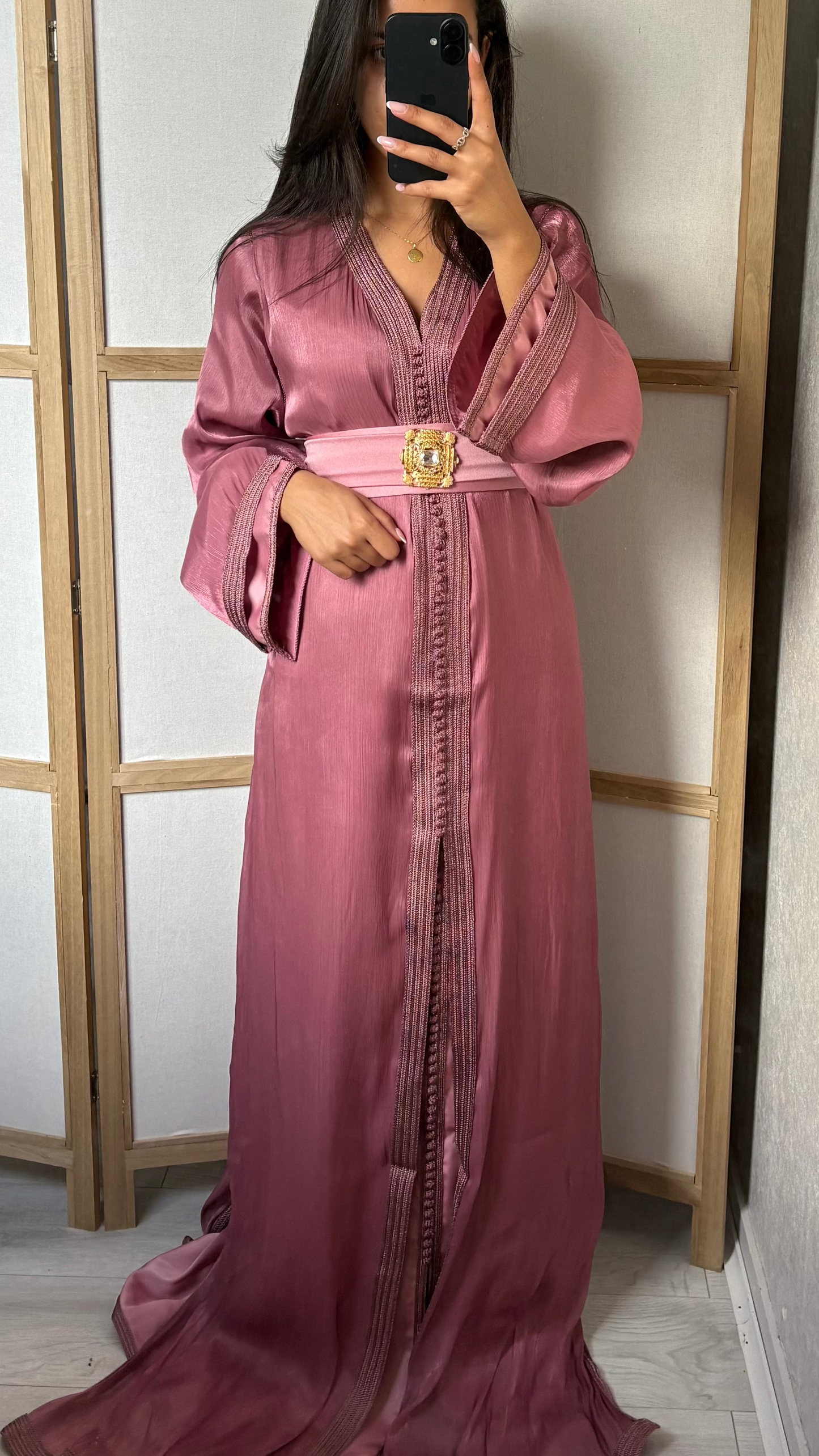 Takchita Organza Rose Framboise