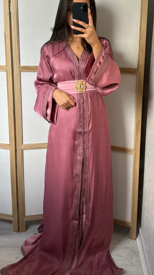 Takchita Organza Rose Framboise